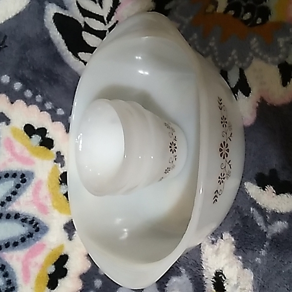 Dynaware casserole bowl & 3dessert cups Pyr-o-rey/Glassware like pyrex - Picture 13 of 13